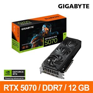 技嘉GIGABYTE GV-N5070WF3OC-12GD 顯示卡 RTX5070