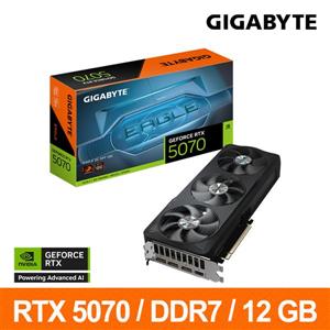 技嘉GIGABYTE GV-N5070EAGLE OC-12GD 顯示卡 RTX5070