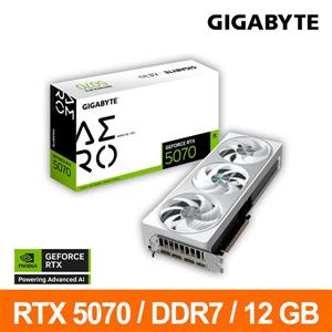 技嘉GIGABYTE GV-N5070AERO OC-12GD 顯示卡 RTX5070