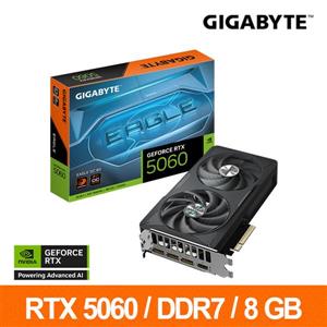 技嘉GIGABYTE GV-N5060EAGLE OC-8GD 顯示卡 RTX5060