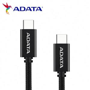 威剛Type-C TO Type-C  100W PD 2M快充傳輸線(黑色)