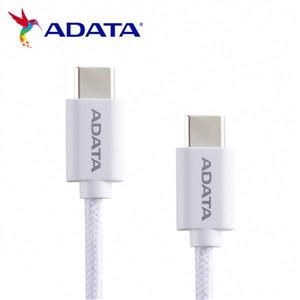 威剛Type-C TO Type-C  100W PD 2M快充傳輸線(白色)