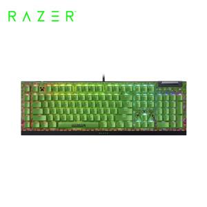雷蛇Razer BlackWidow黑寡婦V4X【綠軸】蜘幻彩版有線機械式RGB鍵盤Minecraft Edition
