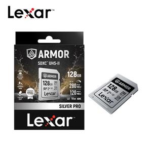 Lexar ARMOR SILVER PRO SDXC UHS-II 128GB不鏽鋼記憶卡