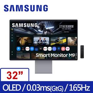 三星SAMSUNG S32FM902SC Smart Monitor M9 4K QD-OLED人體工學電競聯網螢幕
