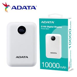 威剛 C100 Digital 10000mAh  (白色)PD/QC 20W高效快充行動電源