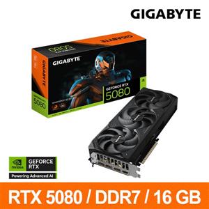 技嘉GIGABYTE GV-N5080WF3OC-16GD 顯示卡 RTX5080