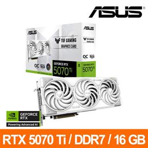 華碩ASUS TUF-RTX5070TI-O16G-WHITE-GAMING 顯示卡