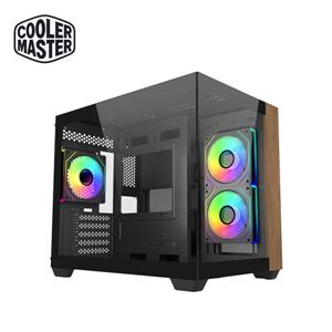 酷碼Cooler Master Elite 481 (黑色) 電腦機殼/全景鋼化玻璃