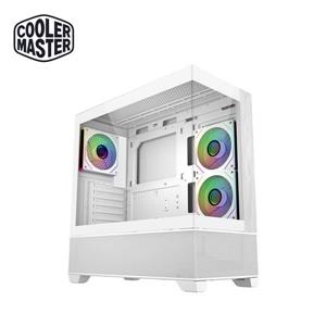 酷碼Cooler Master Elite 690 (白色) 電腦機殼/全景鋼化玻璃