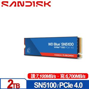 SanDisk WD Blue SN5100 2TB M.2 PCIe 4.0 NVMe SSD