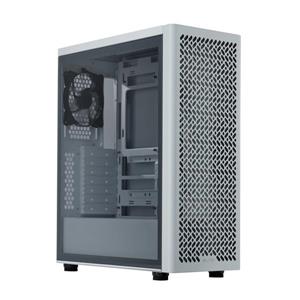 酷碼Cooler Master Elite 502 Lite 電腦機殼/強化玻璃側板/內含 12cm 風扇*1 (白色)