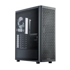 酷碼Cooler Master Elite 502 Lite 電腦機殼/強化玻璃側板/內含 12cm 風扇*1 (黑色)