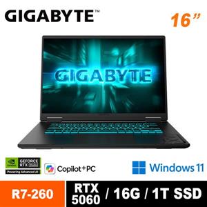 技嘉 GIGABYTE GAMING A16 3VHK3TW894SH 16吋筆電
