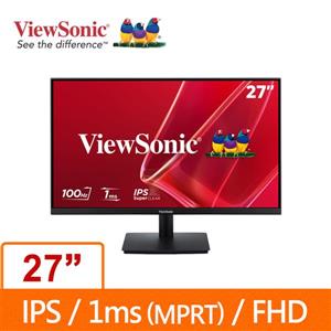 優派ViewSonic VA272-H 27吋 100Hz IPS液晶顯示器(環標)