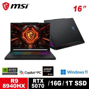 微星 MSI Crosshair A16 HX E8WGK-017TW 16吋筆電