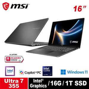 微星 MSI Modern 16S AI+ G3MG-030TW 16吋筆電