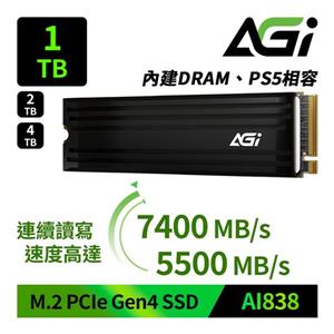 AGI AI838 1TB Gen4x4 SSD