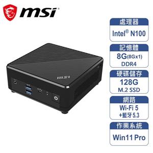 微星 MSI Cubi N ADL-283TW-BN1008GS12X11PBA (迷你電腦)(L10)