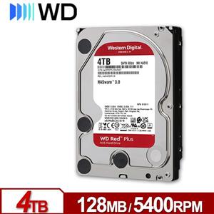 WD40EFZZ 紅標Plus 4TB 3.5吋NAS硬碟