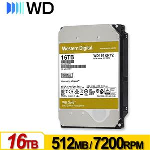 WD161KRYZ 金標 16TB 3.5吋企業級硬碟