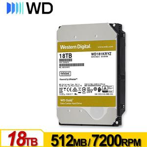 WD181KRYZ 金標 18TB 3.5吋企業級硬碟