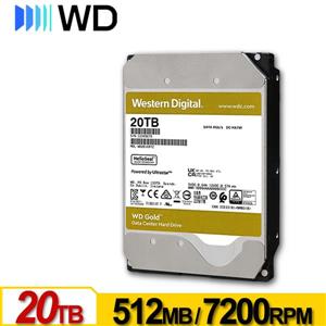 WD203KRYZ 金標 20TB 3.5吋企業級硬碟