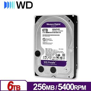 WD64PURZ 紫標 6TB 3.5吋監控硬碟