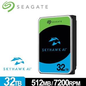 希捷監控鷹 SEAGATE SkyHawk AI 32TB 監控專用硬碟 (ST32000VE000)