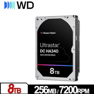WD Ultrastar DC HA340 8TB 3.5吋企業級硬碟(0B47078)