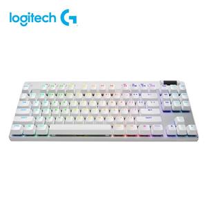 羅技 PRO X(白)無線機械式TKL遊戲鍵盤
