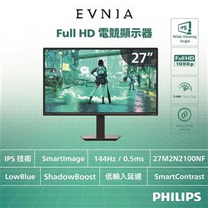 PHILIPS Gaming 27型 27M2N2100NF IPS電競液晶螢幕
