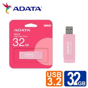 威剛 UC310  32GB USB3.2旋轉隨身碟(粉)