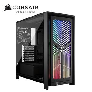 海盜船CORSAIR Frame 4000X 黑 透側 ATX機殼 附RS120 ARGB風扇*4