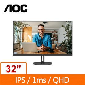 AOC 32型 Q32V5E 2K QHD IPS液晶螢幕