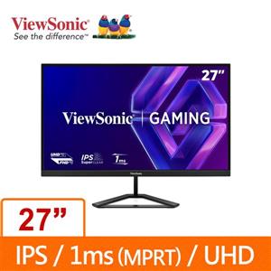 優派ViewSonic VX2740D-4K 27吋 4K 雙模電競液晶顯示器