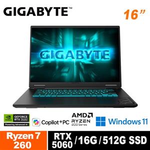 技嘉 GIGABYTE GAMING A16 3VHK3TW893SH 16吋筆電