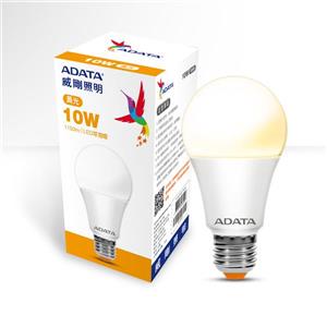 威剛照明 10W LED球泡燈(黃光)