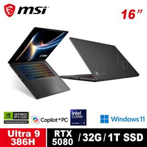 微星 MSI Stealth 16 AI+ B3WI-006TW 16吋筆電