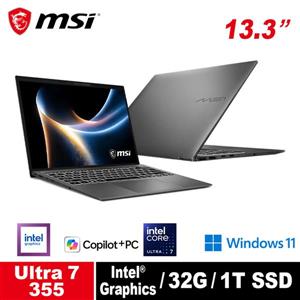 微星 MSI Prestige 13 AI+ A3MG-049TW 13吋筆電