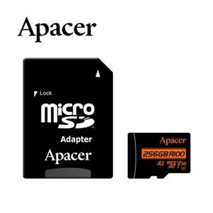宇瞻 Apacer 橘卡 256GB MicroSDXC U3 V30 A2 C10 高效卡 (100M)