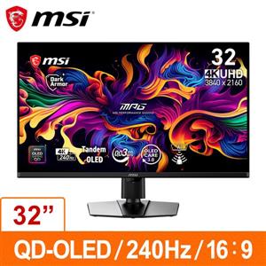 微星MSI MPG 322UR QD-OLED X24 ( 32吋電競顯示器)