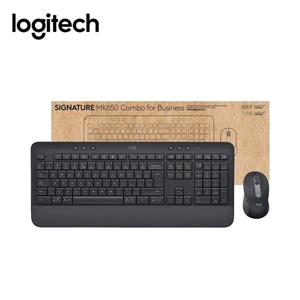 羅技  MK650 無線舒適鍵鼠組 企業版-石墨黑