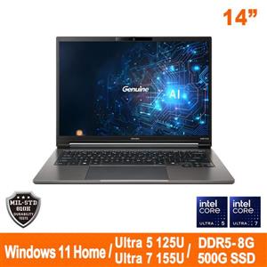 Genuine捷元 14AI BTO筆記型電腦 (Ultra)