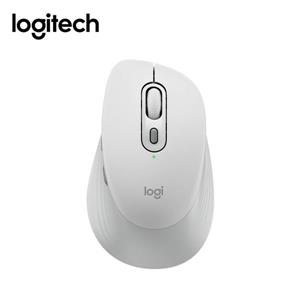 羅技 M840L(珍珠白)大手版多工靜音無線滑鼠