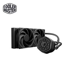 酷碼Cooler Master ML 240 Atmos II Stealth 水冷散熱器/黑色/超薄幫浦/模組化冷頭蓋
