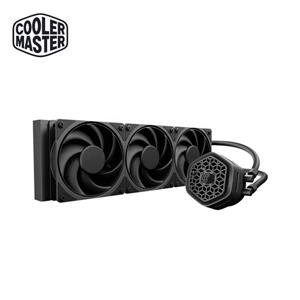 酷碼Cooler Master ML 360 Atmos II Stealth 水冷散熱器/黑色/超薄幫浦/模組化冷頭蓋