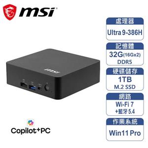 微星MSI Cubi NUC AI+ 3MG-009TW (迷你電腦)(L10)