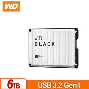 WD 黑標 P10 Game Drive 6TB(白) 2.5吋電競行動硬碟(PlayStation)