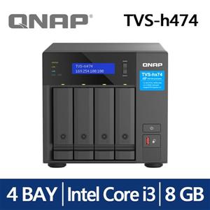 QNAP TVS-h474-i3-8G 網路儲存伺服器
